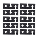 10 Pieces Rectangle Nylon Plastic Awnings Tent Guy Line Tighteners Camping