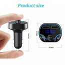 Wireless Bluetooth Handsfree Car Kit FM Transmitter MP3 Player Dual USB Charger*