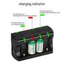 8 Slots Smart Intelligent Rechargeable Battery Charger for CR123A Battery A