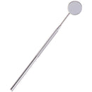 Stainless Steel Makeup Mirror Checking Eyelash Extension Dental Oral Mirror To3C