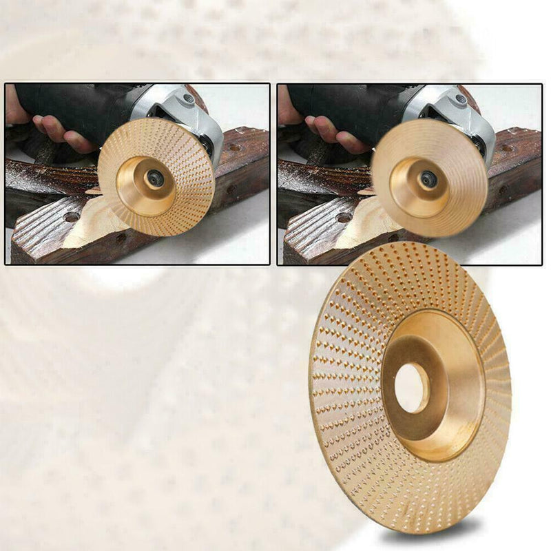 Carbide Wood Sanding Carving Shaping Disc For Angle Grinder/Grindin Wheel U T0V5