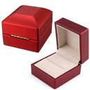 Luxury Polish Diamond Jewelry Ring Box with LED Light Engagement WeddingS
