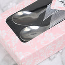1pair Love Tea Coffee Drinking Spoon Teaspoon Wedding Party Valentine's Gift OZ
