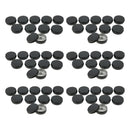 60 Packs Mini 60g Metal Round Tin Jars Cans Travel Candle Box with Lids