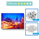 1000pcs DIY Snow Amusement Park Puzzle Educational Learning Assembling Toys