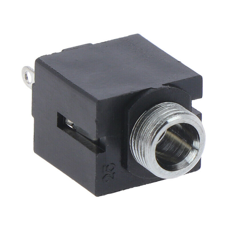 10Pcs PJ301M Female Audio Connector 3 Pin DIP Stereo Headphone Jack With FT