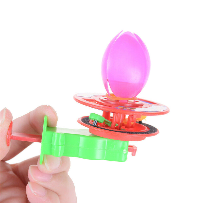 Outdoor Windmill Lotus Push Firestone Lotus Lamp Kids X-mas Gift Toys ME