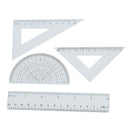 Students Maths Geometry Stationery Ruler Set Squares Protractor