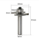 8mm Shank Biscuit Joint Slot Cutter with Top Bearing Power Tools for Woodworking