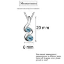 Fashion Jewellery Sets, Women's Hook Dangly Earrings & Pendant Necklace for D8L4