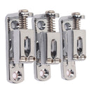 3 Pieces Solo Single Guitar Bridge With Wrench For 3/4/5/6/7/8 String Guitar,