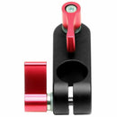 90 Degree Right Angle 15mm Rod Rig Clamp Adapter for 5D2 5D3 A7sGH4 DSLR Ca