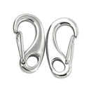 2pcs D Shape Carabiner Spring Snap Hook Keyring For Traveling Hiking Camping