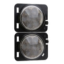 2 Pieces LED Turn Signal with Fender Side Light for Jeep Wrangler 2007-2017
