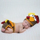 Cartoon Chick Baby Photo Shoot Winter Knit Costume Baby Photography Props A