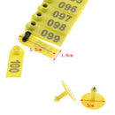 200 Sets Ear Tag With 1-100 Number For Cow Cattle Large Livestock Farm Animal