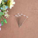 100pcs Rhinestone Head Sewing Pins Stitching Needles DIY Dressmaking Tools