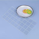4pcs/Set Grid Transparent Texture Mat Cake Border Decorating Tool Cake Mold