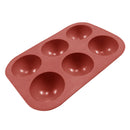 Silicone Cake Molds, 6-Cavities Silicone Chocolates Mold, Semi Sphere Soap Mold,