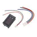 Red/Blue LED Display DC 0-100V 10A Dual Digital Voltmeter Amp Volt Meter Ammeter