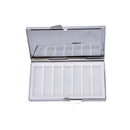 Travel Mini Metal Pill Box Medicine Drug Vitamin Tablet Organizer Container JR