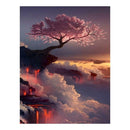 Cliff Tree 5D Diamond Painting Embroidery DIY Cross Stitch Home Decor Gifts