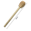 Profession Long Handle Wooden Honey Spoon Mixing Stick Kitchen Tools Dipper M4M2