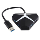 5Gbps Super Speed 4 Ports USB 3.0 HUB Adapter Cable,about 20cm black