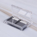 2 Grids pots empty magnetic eyeshadow pigment aluminum palette tin pans makeu H+