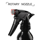 Hairdressing Water Spray Mist Bottle Salon Hair Care Beauty Tools (Black) A