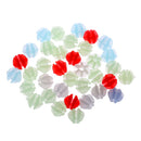72Pcs Bike Wheel Spoke Beads, Luminous Plastic Clip Spoke Bead Decorations