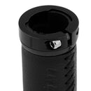 1 Pair Leather Bike Handlebar Grips Lock on Anti-slip Handle Bar Cover Black
