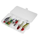28pcs/set Hard Soft Fishing Lures Metal Sequin Baits Hooks Fishing Kit