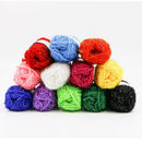 12pcs Yarn Wool Lot Knitting Crochet Granny Squares Craft Toys Bundle DIY
