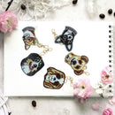 5pcs Dog Shape Key Chain Gift DIY Diamond Painting Special Shape Full Drill