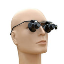 20X Glasses Type Binocular Magnifier Watch Repair Tool With Two Led LightODSP