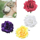 Women Rose Flower Hairpin Bridal Floral Hair Clip Brooch Wedding Beach Decor Lot