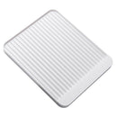 Dish Drying Drip Rack Drainer Dryer Kitchen Cup Storage Tray Organizer White