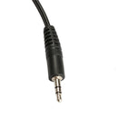 3.5mm Male to 2 RCA Female Jack Stereo Audio Cable Converter Adapter DC3 A