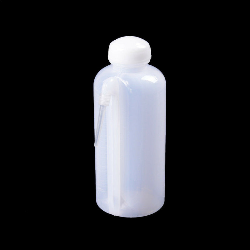 500ml Durable White Plastic Lab Bottle Squeeze Dispensing Bottle   JR