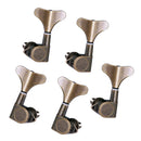 5 Pieces Guitar Parts Machine Heads Knobs Guitar String Tuning Pegs Tuners