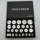 Aluminum Threaded Watch Back Case Dies Set of 25 Repair Tool