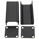 Extruded Aluminum Box Black Enclosure Electronic Project Pcb Diy 50*25*25Mm FT
