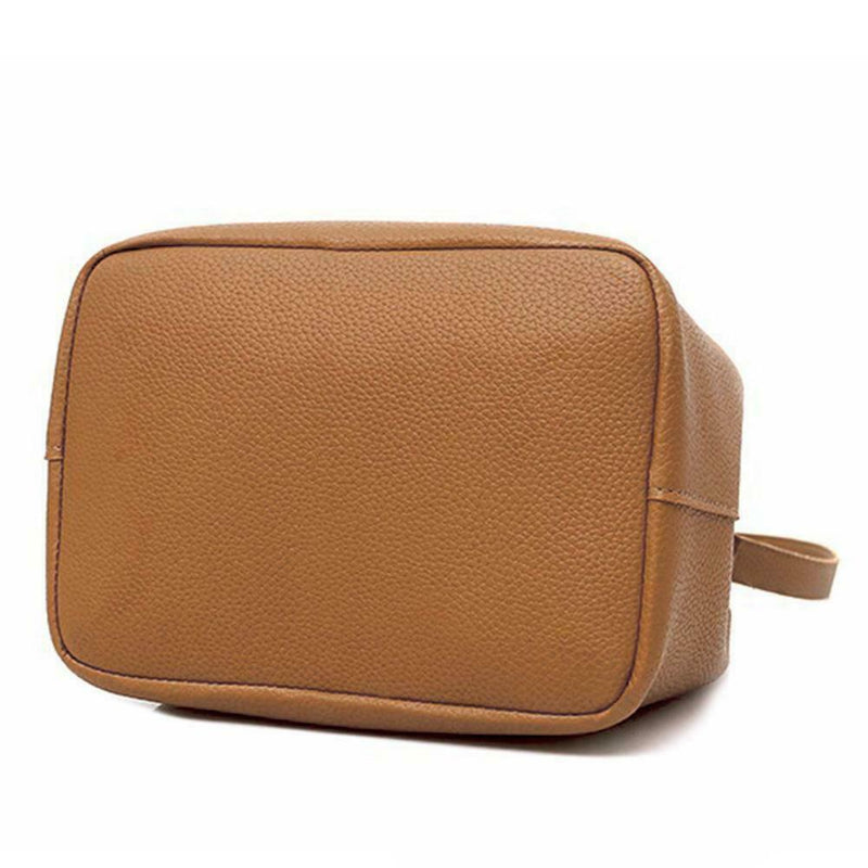 4pcs Set Women Bag Fashion Solid PU Single Shoulder Messenger Bags(Brown) A
