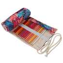 72 Roll School Pencil Case  Canvas Pen Bag Penal Large Pencilcase Stationery