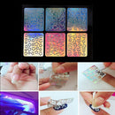 24Pcs/set Hollow Nail Art Manicure Stickers Nail PVC Decals Template Stamping MO