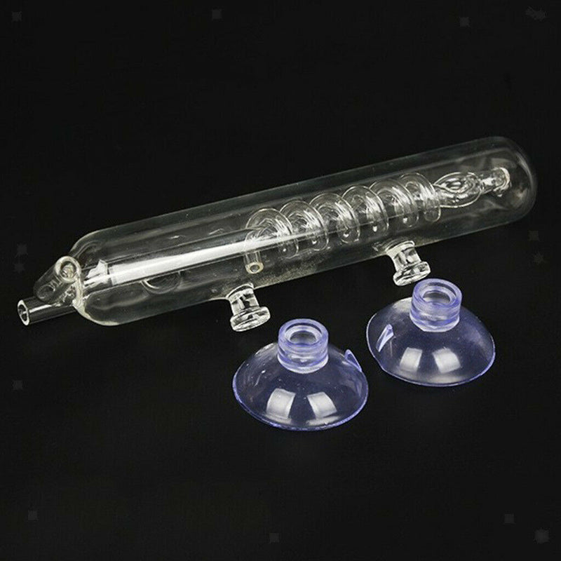 Aquarium   Tank Glass CO2 Monitor with Spiral Bubble Counter 1.6inch Dia.