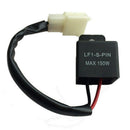 2 Pin Electronic LED Flasher Relay FIX Motorcycle Turn Signal Bulbs Flash BEP