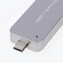 USB 3.1 Type-C Enclosure for M.2 NVME SSD Case, PCIE Solid State Drive Adapter
