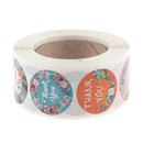 500pcs/roll flower Thank You Stickers seal labels gift Packaging StickersSEAU